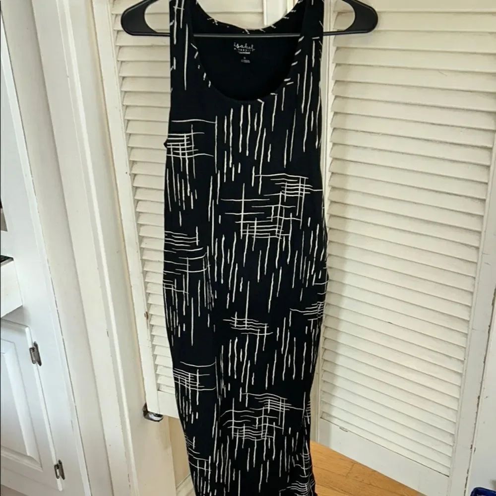 Designer 🧑🎨 look 👀 Patterned Women's Dress 👗 Soft Geometric Modern Maternity
